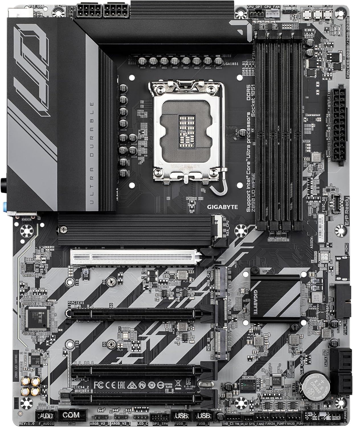 Alternative view of Gigabyte Z890 UD WIFI 6E